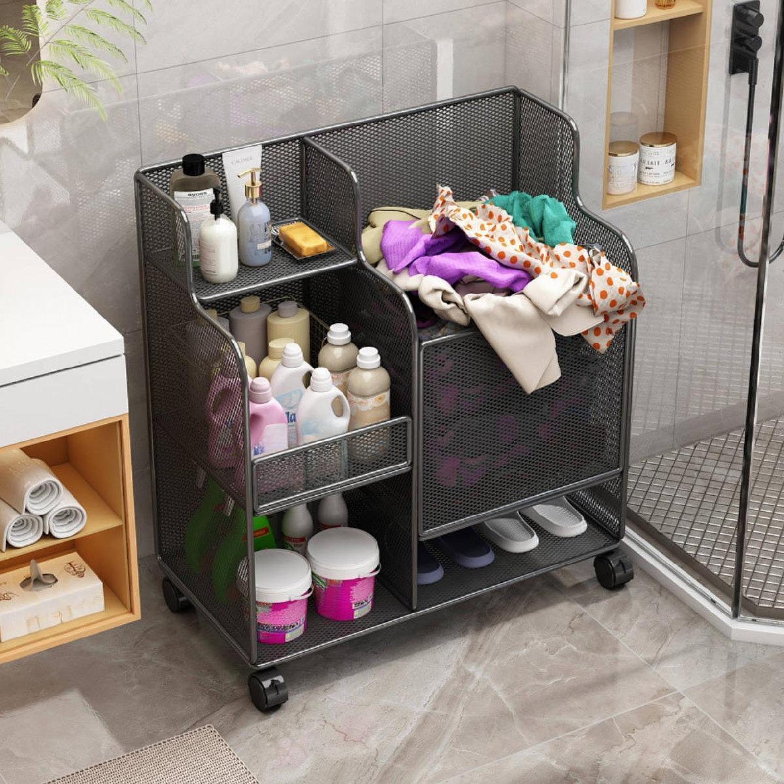 Sports Equipment Garage Organizer - رف تخزين معدات رياضية بعجلات، منظم