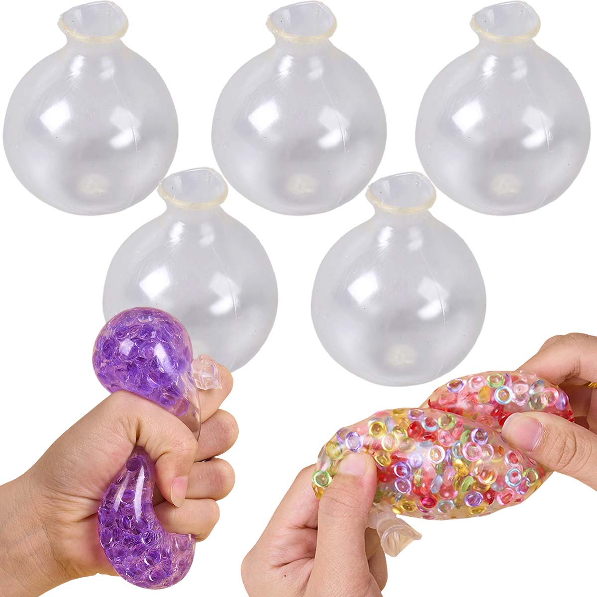 Bocce Ball Set - 5 قطع من أغلفة الكرات الشفافة