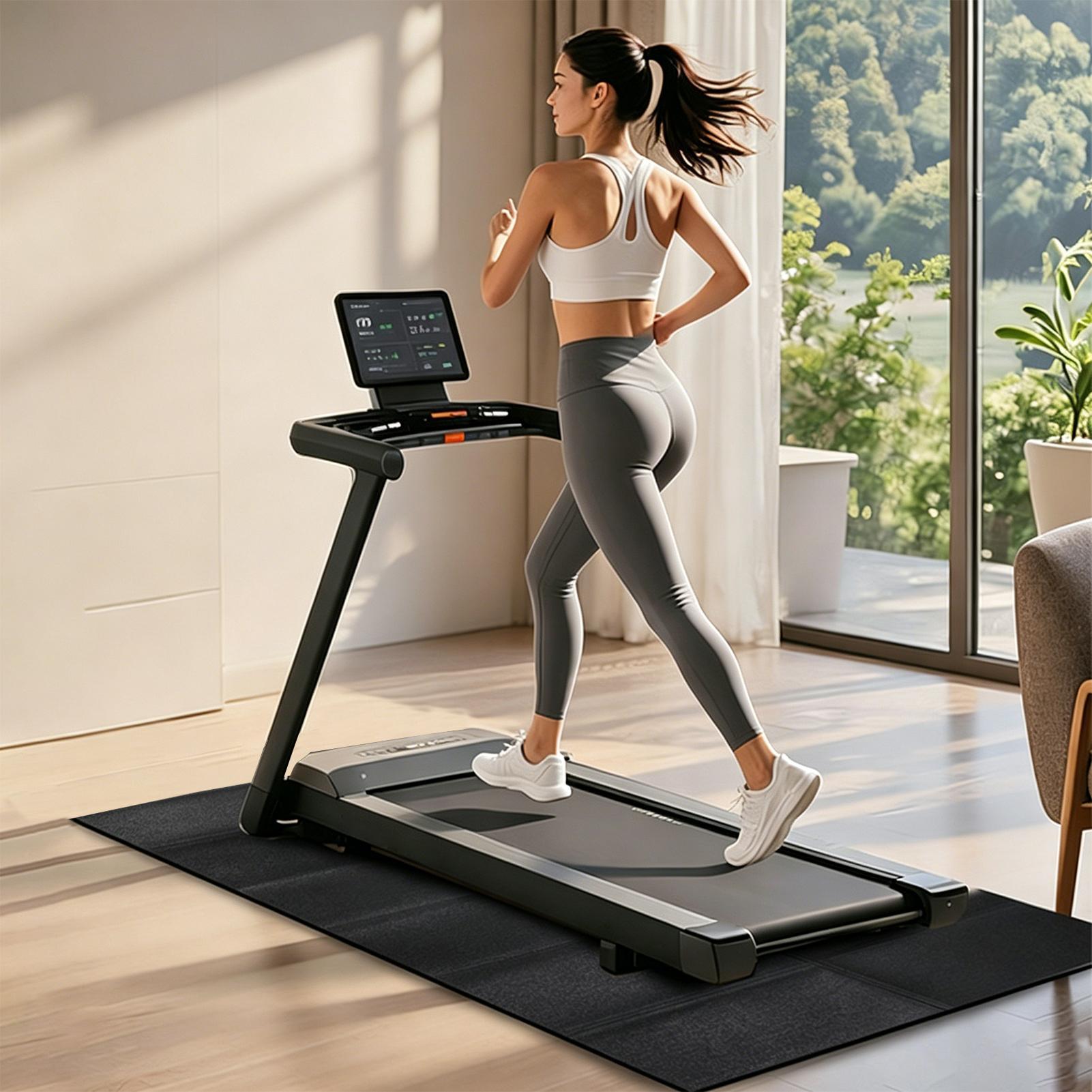 سجادة أرضية لجهاز المشي ماصة ل - مراجعة Sports Equipment Gym وسعره