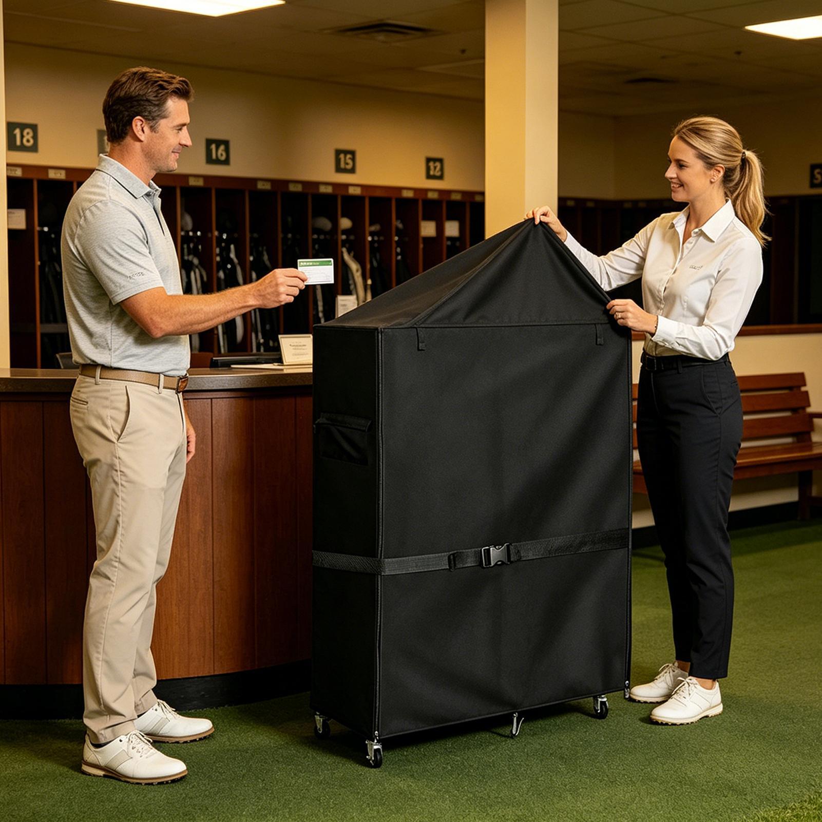أغطية حامل حقيبة الجولف من أكس - مراجعة Sports Equipment Garage Organizer وسعره