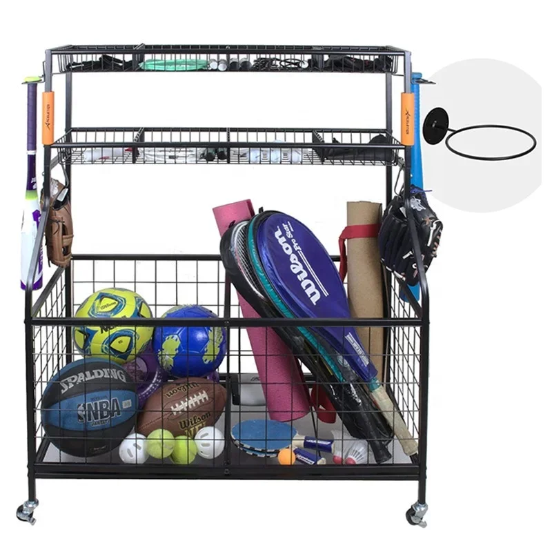 منظم تخزين معدات رياضية للمرآب - مراجعة Sports Equipment Garage Organizer وسعره