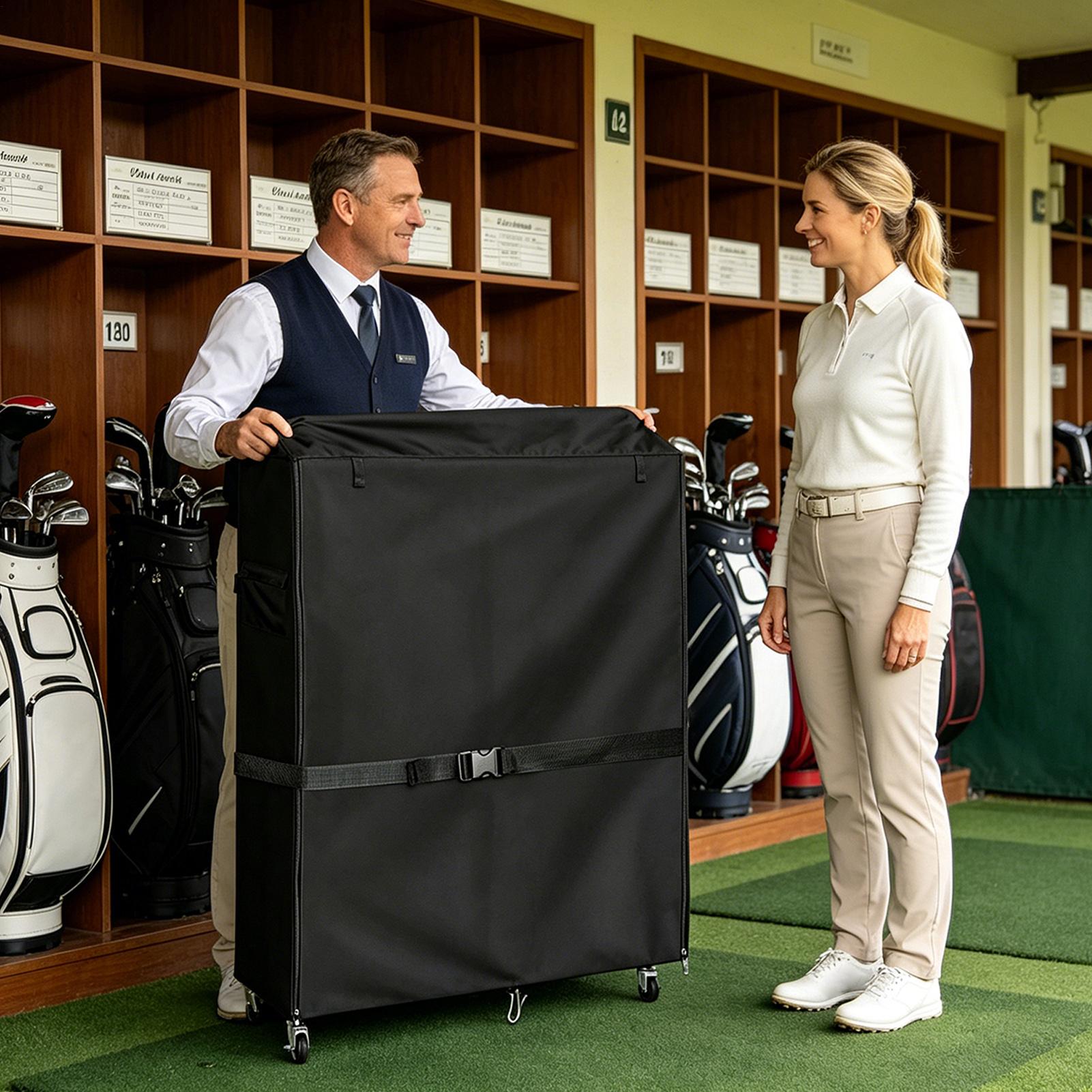 غطاء تخزين حقيبة الجولف من أكس - مراجعة Sports Equipment Garage Organizer وسعره