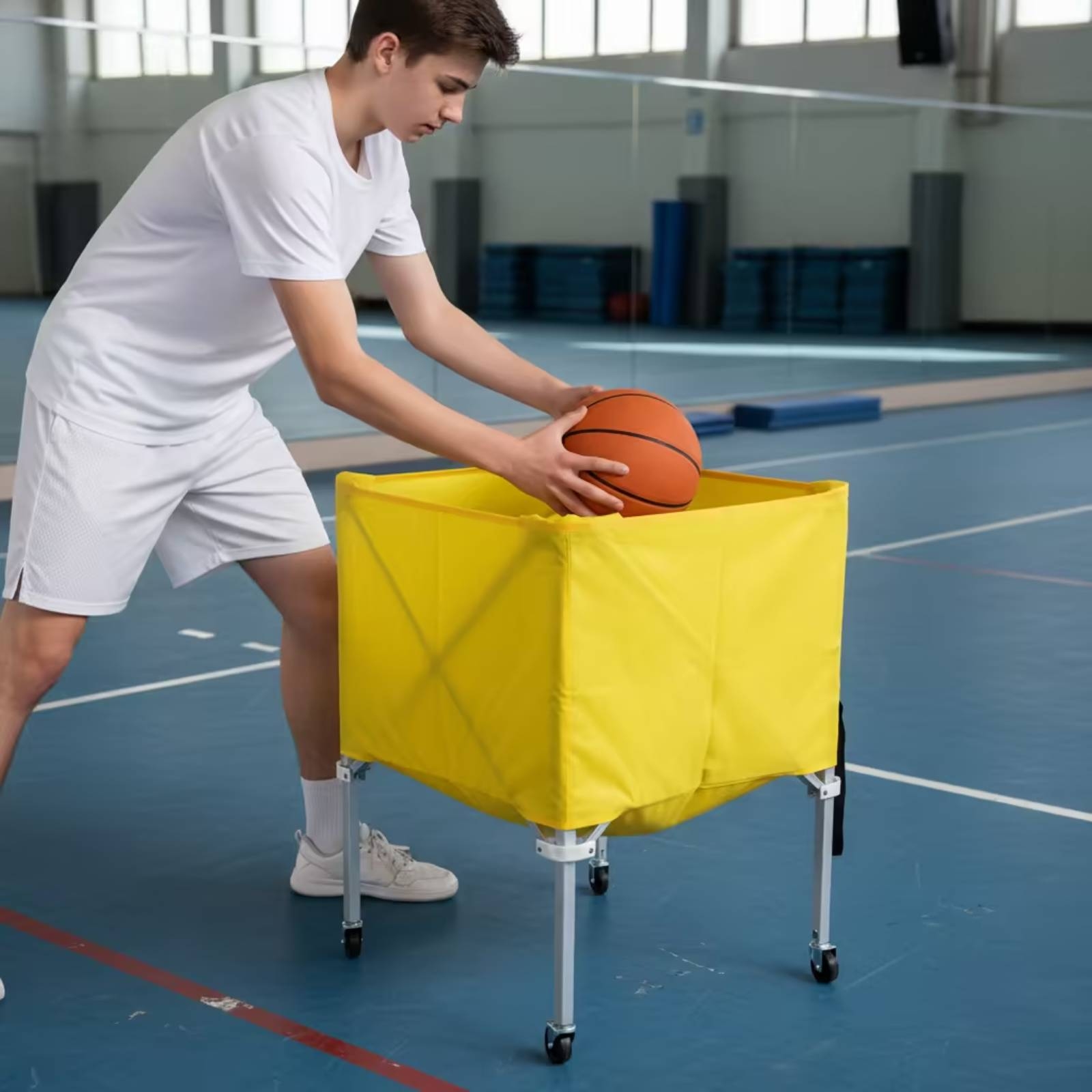 عربة كرات قابلة للطي خفيفة الو - مراجعة Sports Equipment Gym وسعره